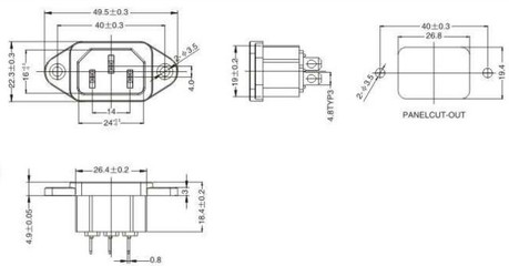了解DE-14-1直销AC电源插座 深圳厂家的通讯设备专用开关电源插座
